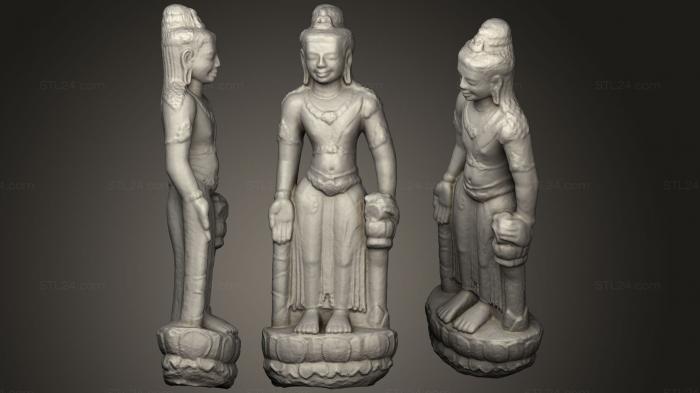 Buddha figurines (Buddha 19, STKBD_0120) 3D models for cnc